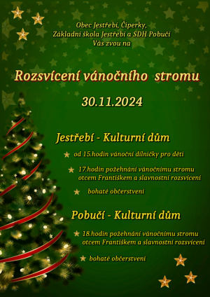 Slavnostní rozsvícení vánočního stromu