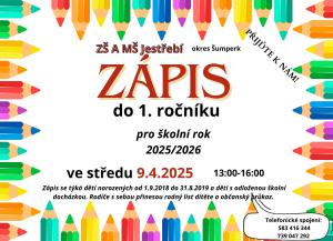 Zápis do 1.ročníku